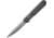 We Knife Co Ltd Peer Framelock Folding Knife, Gray, Gray titanium handle with Shredded carbon fiber in, 2015C