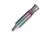 We Knife Co Ltd Purple Ti Whistle With 1pc Brown Paracord - A-05AP