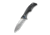 Tighe Down Flipper &amp; Thumb Stud &amp; Button Lock Knife Polished Gray Orange Peel Textured Titanium Integral Handle With Rose Carbon Fiber Inlay