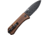 We Knife Co Ltd Banter Folding Knife, 2.9in, Carbon Steel, Cuibourtia Wood Handle, 2004K