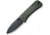 We Knife Co Ltd Banter Folding Knife, 2.9in, Carbon Steel, Green Micarta Handle, 2004J