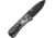 We Knife Co Ltd Banter Folding Knife, 2.9in, Carbon Steel, Marble Carbon Fiber Handle, 2004H