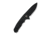 We Knife Co Ltd Starlash Flipper Knife Black Titanium Handle 3.97inch Black Stonewashed Bohler M390 Blade