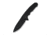 We Knife Co Ltd Starlash Flipper Knife Black Titanium Handle 3.97inch Black Stonewashed Bohler M390 Blade
