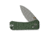 We Knife Co Ltd Banter 2 Folding Knife 2.87 in, CPM S35VN Steel, Gray Stonewash Drop Point Blade, Canvas Micarta Green Handle, WE23075-3
