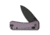 We Knife Co Ltd Banter 2 Folding Knife 2.87 in, CPM S35VN Steel, Black Stonewash Drop Point Blade, Aluminum Purple Handle, WE23075-2