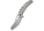 We Knife Co Ltd Weknife Epaulette Flipper &amp; Thumb Hole Knife Diamond Patterned Polished Bead Blasted Titanium Handle 3.45inch Polished Bead Blasted Bohler M390 Blade We24024-3 - WE24024-3