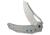We Knife Co Ltd Weknife Epaulette Flipper &amp; Thumb Hole Knife Diamond Patterned Polished Bead Blasted Titanium Handle 3.45inch Polished Bead Blasted Bohler M390 Blade We24024-3 - WE24024-3