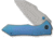 We Knife Co Ltd Weknife High-fin Xl Thumb Stud Knife Diamond Patterned Blue / Purple Titanium Handle 3.48inch Stonewashed Cpm 20cv Blade We24010-2 - WE24010-2