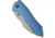 We Knife Co Ltd Weknife High-fin Xl Thumb Stud Knife Diamond Patterned Blue / Purple Titanium Handle 3.48inch Stonewashed Cpm 20cv Blade We24010-2 - WE24010-2