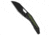 We Knife Co. WE Knife Co. Inceptus Frame Lock Knife Black Ti + Green/Black CF 3.6" Black SW, Black, Bohler M390, adult, BHQ-230711