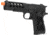 WE-Tech 1911 Hex Cut Gen 2 Gas Blowback Airsoft Pistol, Black, WE-E016-BK