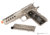 WE-Tech 1911 Hex Cut Gen 2 Gas Blowback Airsoft Pistol, Silver, WE-E016-SV
