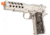 WE-Tech 1911 Hex Cut Gen 2 Gas Blowback Airsoft Pistol, Silver, WE-E016-SV