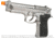 WE-Tech Full Metal M9 Heavy Weight Airsoft GBB Professional Training Pistol, Silver, WE-M002