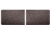 WeatherTech Comfort Mat Connect, Bordered, 2 Pieces, 24x36in, Cocoa, 8ACONA2HCC