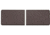 WeatherTech Comfort Mat Connect, Stone, 2 Pieces, 24x36in, Cocoa, 8ACONA2TXC
