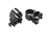Weaver See-Thru Rings 1in Black 49513