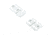 Weaver Top Mount Base Pair, Remington 700, Silver 48461
