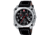 Wenger AeroGraph Cockpit Chronograph Mens Black Rectangle Dial w/ Black Leather Strap 77015