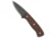 Wenger Blades Wenger Blades Companion Fixed Blade Knife Brown Burlap Micarta 2.75&quot; Black, Brown, CPM MagnaCut, adult, BHQ-218114
