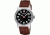 Wenger Classic Field Watch Mens Black Dial w/ Brown Leather Strap 72800