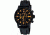 Wenger Swiss Raid Commando Watch - Mens Black/Orange Dial &amp; Black Rubber Strap 70893
