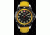 Wenger Swiss Military Challenger Black Dial Yellow Accents and Nylon Strap