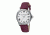Wenger Terragraph Silver Dial Aubergine Leather Strap 521103