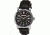 Wenger Urban Classic Black Sunray Textured Dial, Brown Leather Strap 1041.104