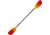Werner Powerhouse 1 Piece Bent STD 30 Paddle, Gradient Blaze, 194, PH 1 F51 194 30 4243 RA