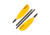 Werner Skagit FG Straight Shaft STD Paddle, 4 piece, Yellow, 230 cm SG 4 F11-YEL-230 cm