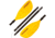Werner Tybee FG Straight Shaft STD Paddle, 4 piece