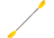 Werner Tybee FG Straight Shaft STD Paddle, 4 piece, Yellow, 210, TY 4 F11 210 YEL