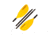 Werner Tybee FG Straight Shaft STD Paddle, Yellow, 220 cm TY 2 F11-YEL-220 cm