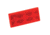 Wesbar 003358 Rectangular Reflector, Red, 3358