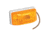 Wesbar Stud-Mount Side Marker Clearance Light, Amber with White Base, 203233