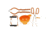 Weston Products Deluxe 5-Piece Home Canning Kit, Orange 83-2017-W
