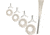 Weston Products Snack Stick Funnel Set for Weston Pro Series Meat Grinders, 9 pcs, Clear, 08-2601