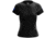 Wethepeopleholsters.Com Basic - Black + Blue Womens Short Sleeve Shirt, CREWF-K0000-B-FL-S