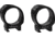 Wheeler Engineering Delta Series Sporter Bi-Weaver Style/Pic Rings 1in, Med, Black, 1133748
