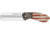 Whiskey Bent Knives Catch Pin Lock Patriot 2.91in Folding Knife, Satin Blade, Castrating, Acrylic Handle, WB65-01