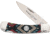 Whiskey Bent Knives Lock Blade Folding Knife, Single Clip Point, 440 Steel Blade, 3.75in Closed Length, Acrylic Handle, Black Diamond Bead, WB13-04