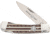 Whiskey Bent Knives Lock Blade Folding Knife, Single Clip Point, 440 Steel Blade, 3.75in Closed Length, Acrylic Handle, Mesa, WB13-37