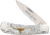 Whiskey Bent Knives Lock Blade Folding Knife, Single Clip Point, 440 Steel Blade, 3.75in Closed Length, Acrylic Handle, Toro, WB13-22