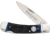 Whiskey Bent Knives Lock Blade Folding Knife, Single Clip Point, 440 Steel Blade, 3.75in Closed Length, Natural Bone Handle, Blueberry, WB13-32