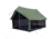 White Duck Rover Scout Tent w/ Jack Stove, Water Repellent, Forest Green, 8ftx9ft, WD-RBT-33