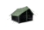 White Duck Rover Scout Tent w/ Jack Stove, Water Repellent, Forest Green, 8ftx9ft, WD-RBT-33