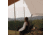 White Duck Sunshade Tarp 330 w/ Poles, 13ft x 13ft/4 x 4 m, SS-4x4-WR