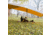 White Duck Sunshade Tarp 330 w/ Poles, 13ft x 13ft/4 x 4 m, SS-4x4-WR